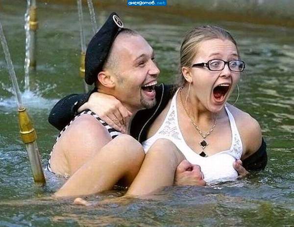 Разевай пошире рот и из тебя струя попрёт!..