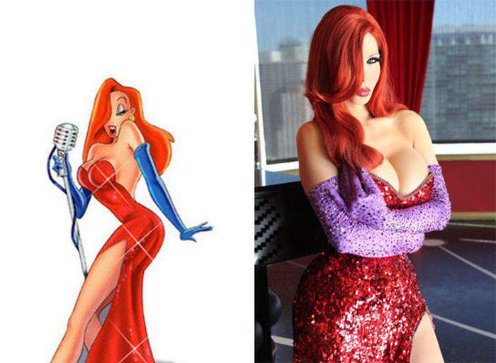 девушка, вы в мультфильмах не снимались?